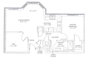Dale Floor Plan without Balcony