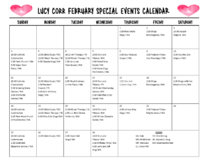 February 2018 Special Events