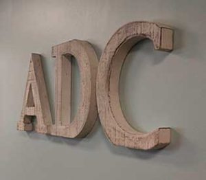 Sign that says ADC