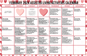 Lucy Corr Events | Assisted Living Calendar