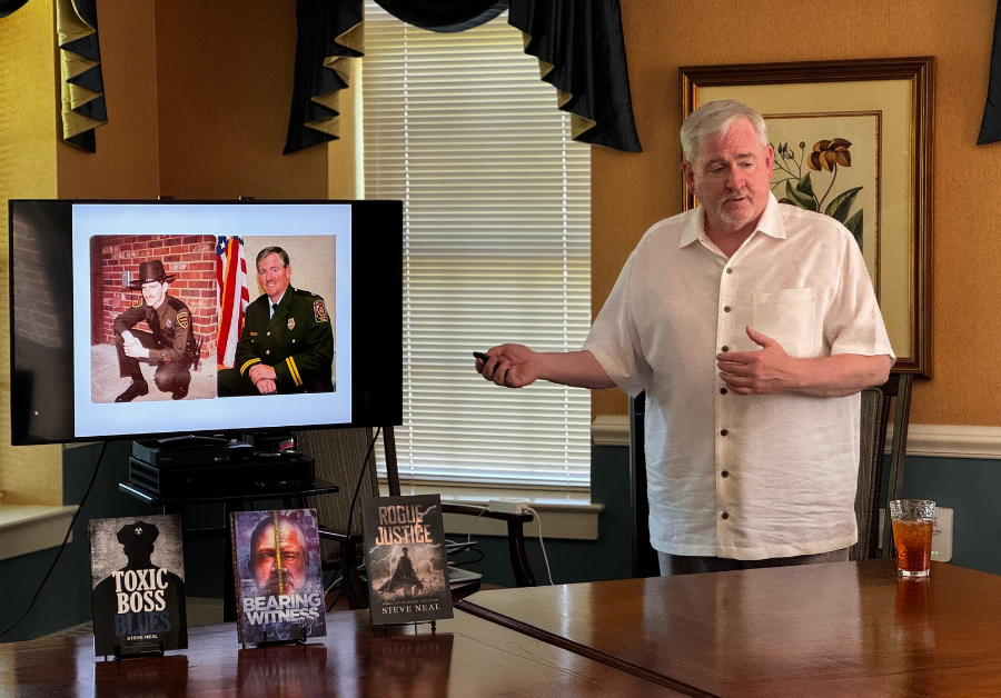 Retired police officer explores local true crime with residents