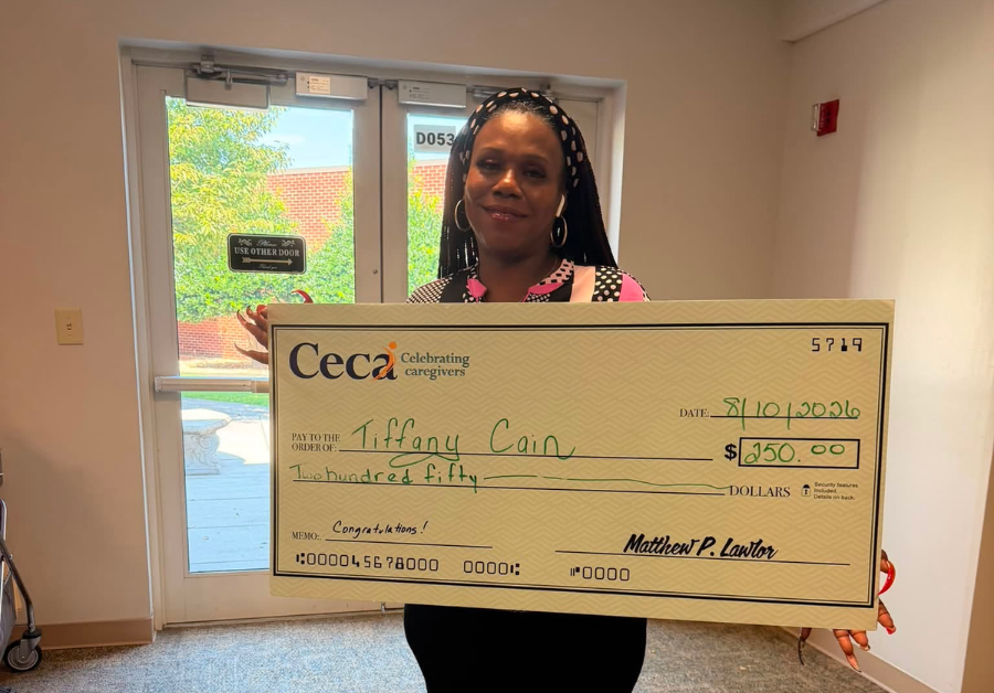 Staffing Coordinator Tiffany Cain named latest Ceca Award recipient